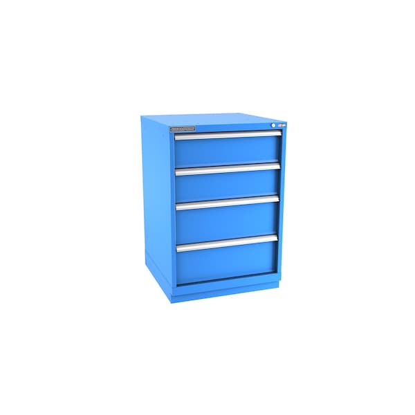 Champion Tool Storage Modular Drawer Cabinet, 4 Drawer, Blue, Steel, 28 in W x 28-1/2 in D x 41-3/4 in H S18000401ILCFTB-BB - main